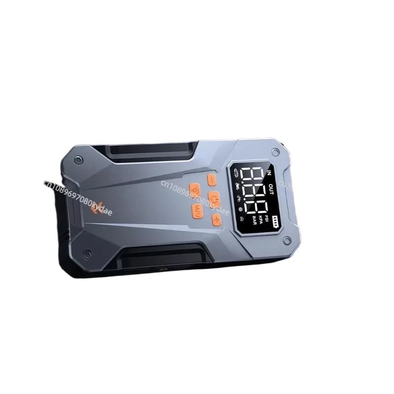 Avviatore di Emergenza Portatile per Auto 2000A | Avviatore di Emergenza 12V con Compressore d'Aria da 150PSI e Power Bank da 10000mAh