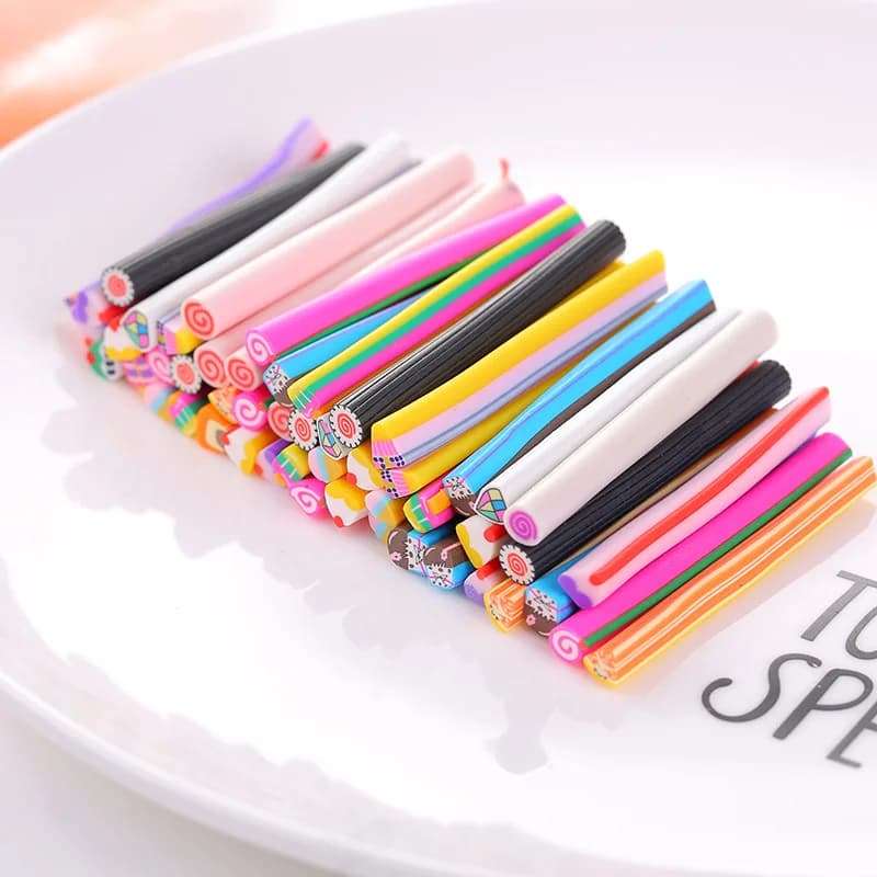 20 pezzi 3D frutta fiore cuore animale torta sorriso ceramica morbida argilla asta gioielli telefono nail art adesivo decorazione