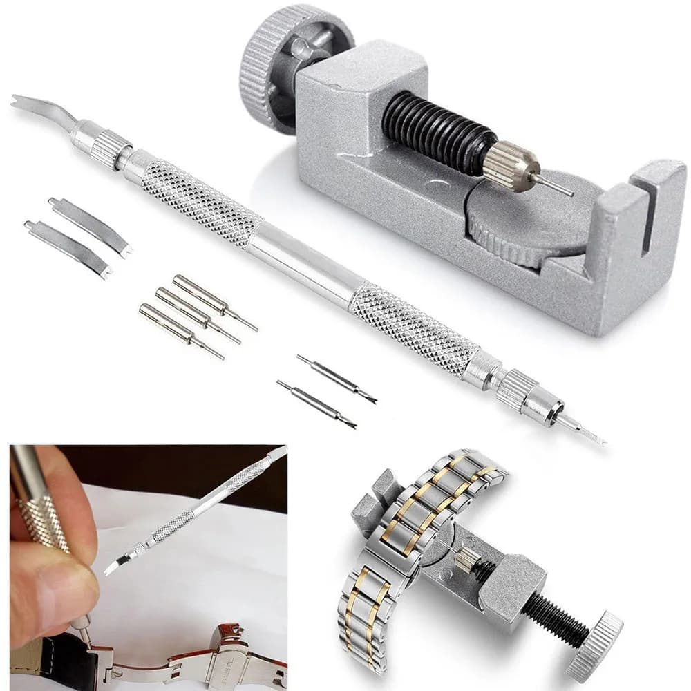 High Strength Watch Strap Adjustment Slot Strap Chain Removal Tool Kit For Men/Woman Watch