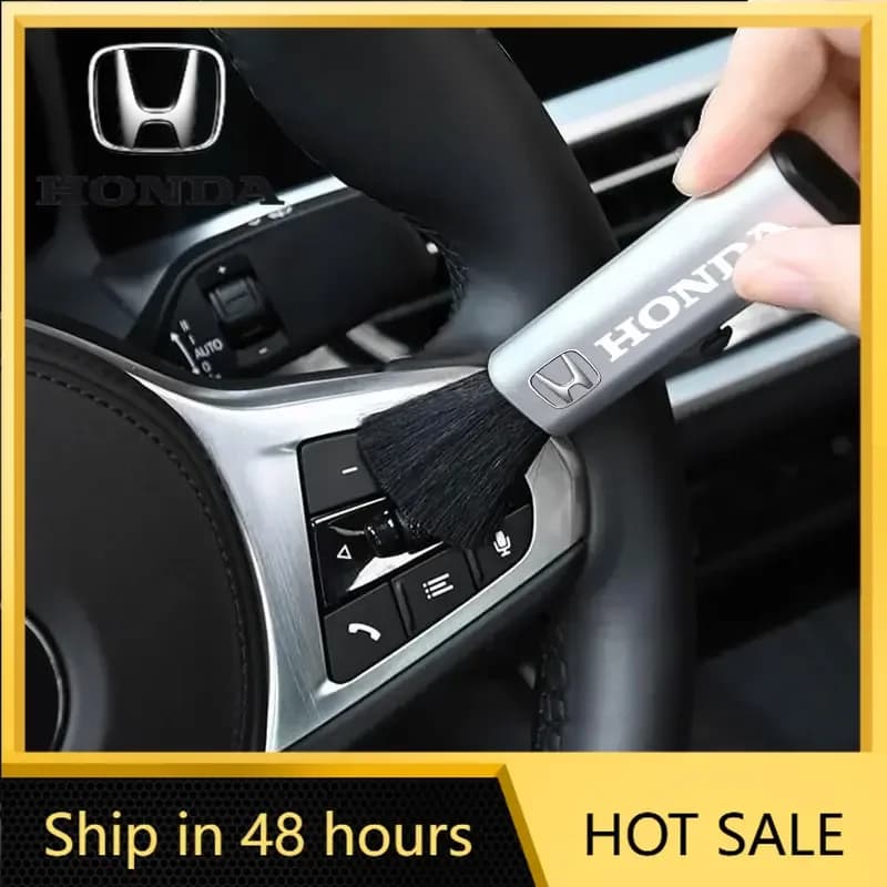 Car accessories Car interior cleaning tool Soft brush for cleaning air outputs with shell for Honda Civic XR-V HR-V City Accord Odyssey