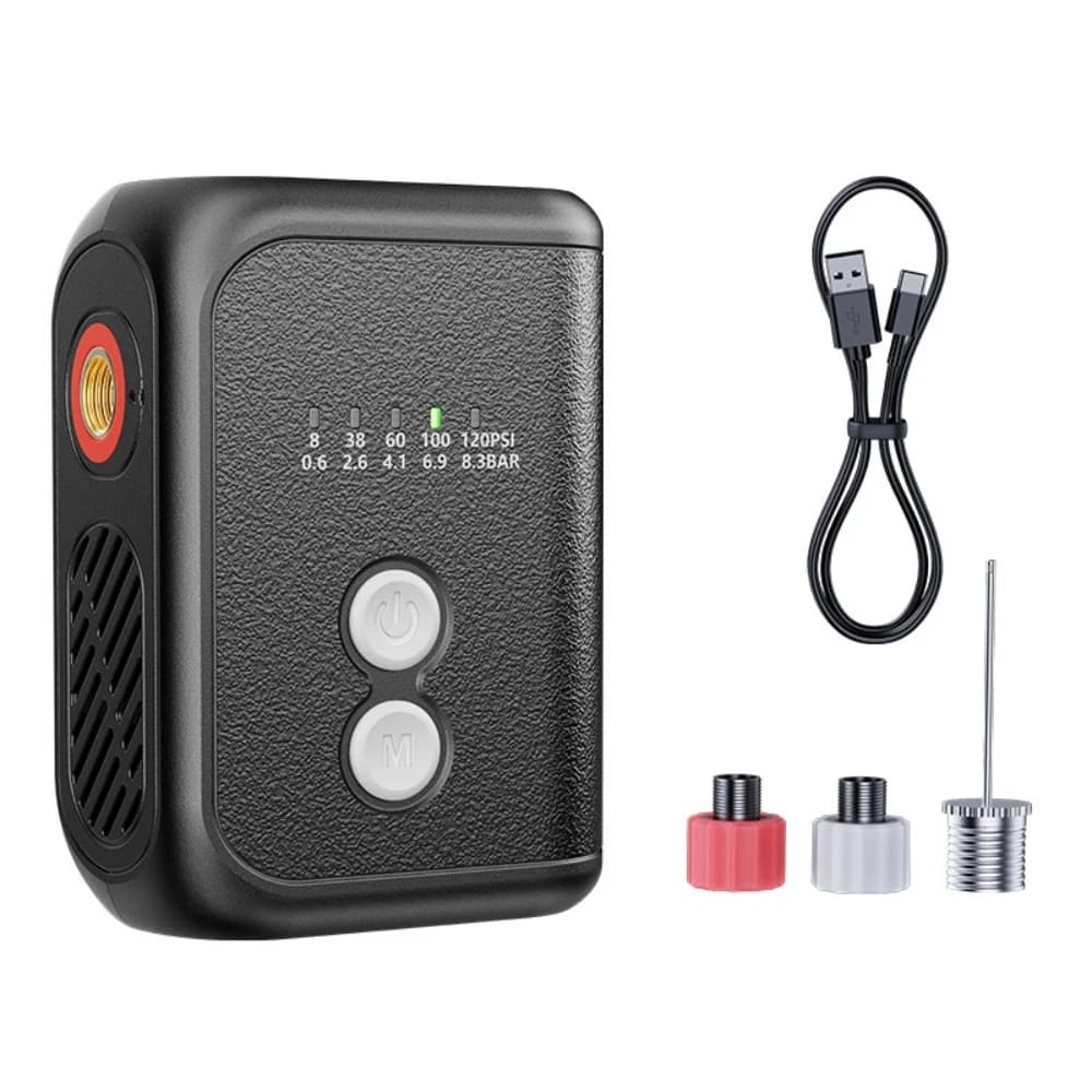 Pompa elettrica a sfera Pompa per bici Gonfiatore portatile per pneumatici per bicicletta Accessori per basket Ballpumpe 150PSI 4000mAh