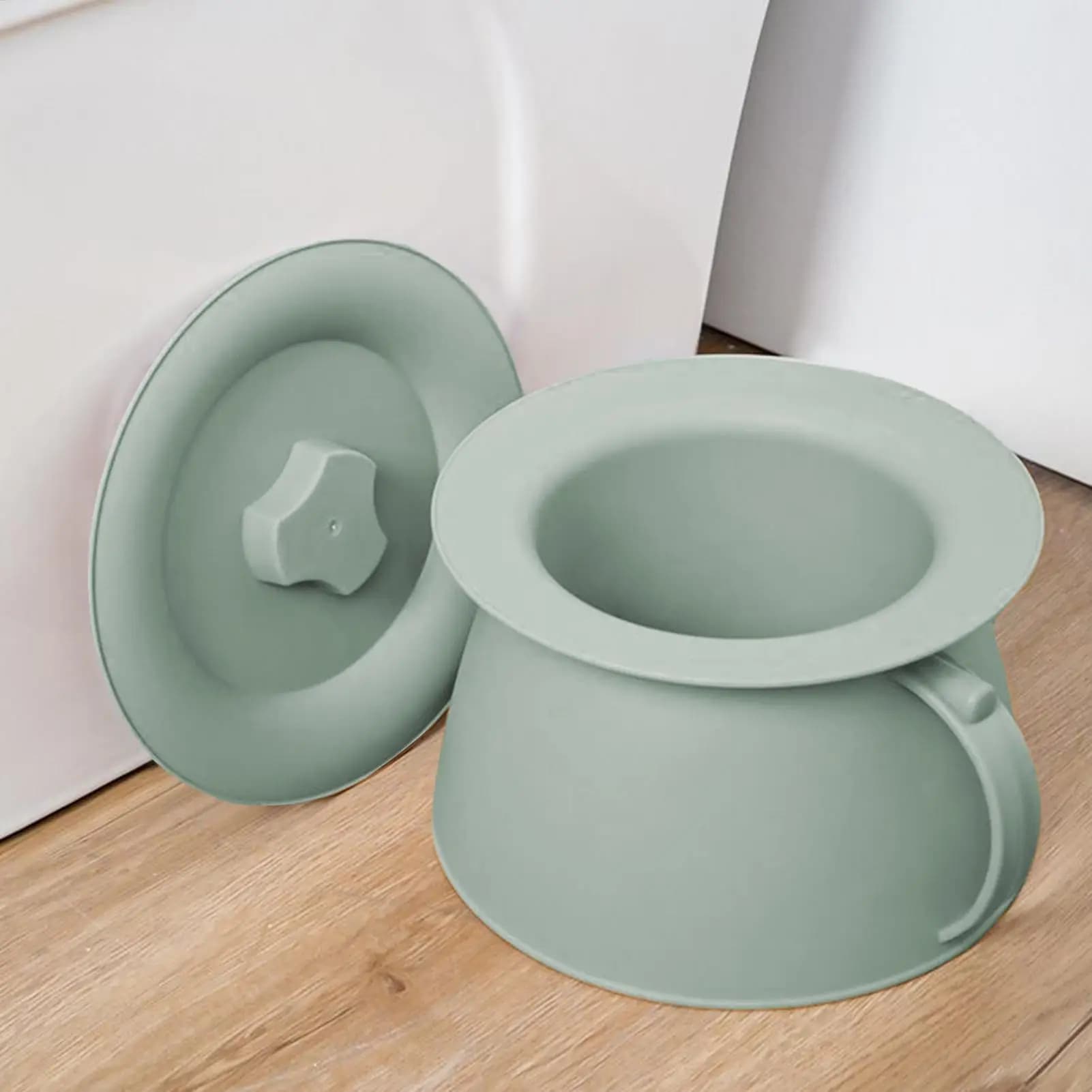Outdoor Orinatoio 1.5 Liters Pentola with Men's Lid and Handle Room Buckle for Men Young Women Husband Daughter Wife Boys Family