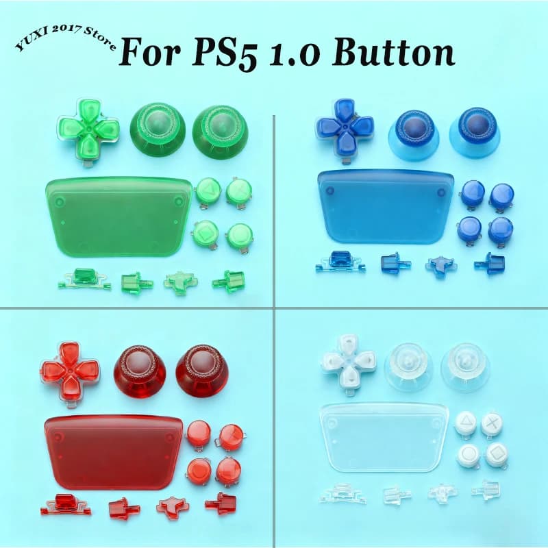 1 set di pulsanti del controller Set di pulsanti da 12 pezzi adatti per accessori per la manutenzione dei pulsanti del controller PS5 1.0