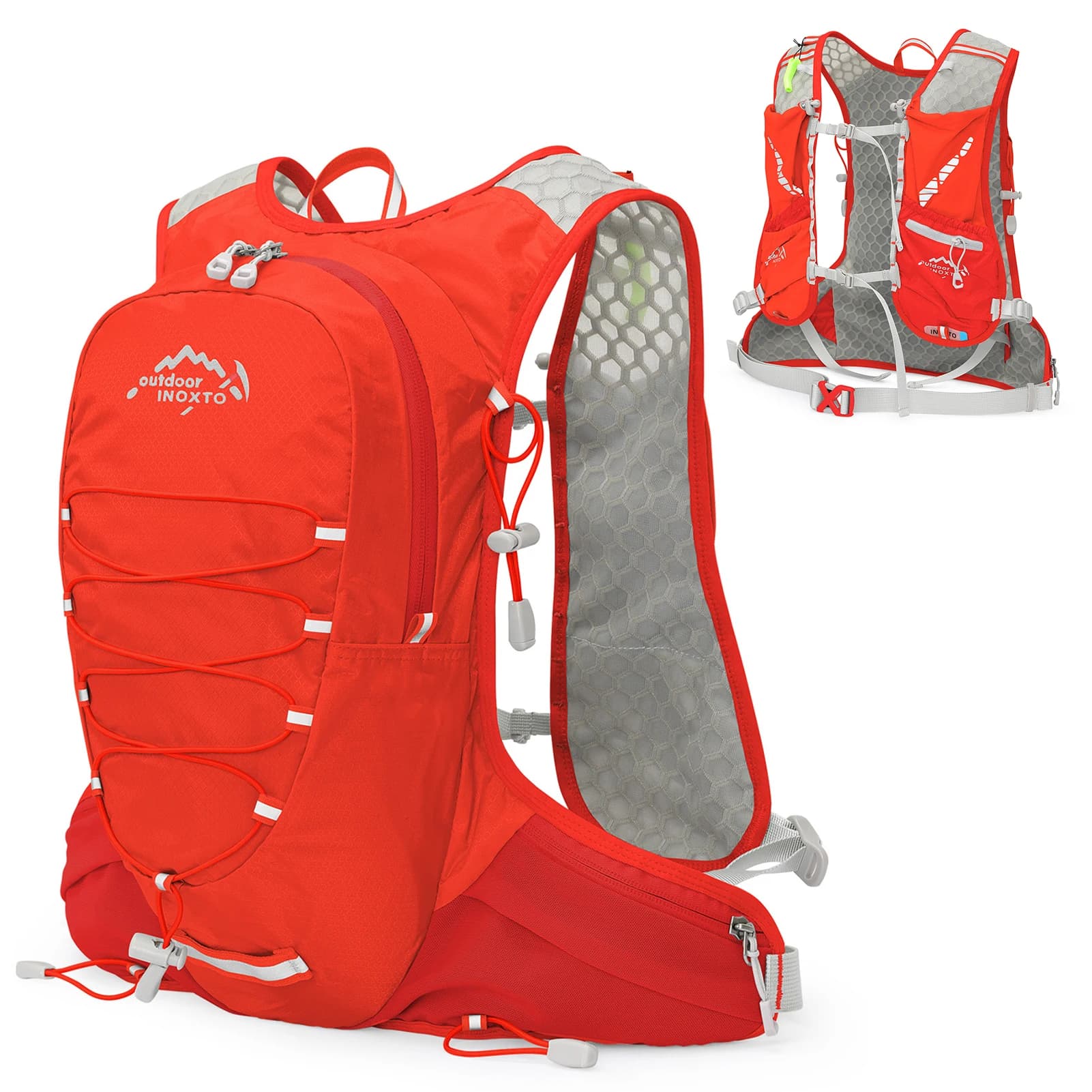 12 litre water backpack, lightweight, for cycling, running, camping, hiking and mountaineering