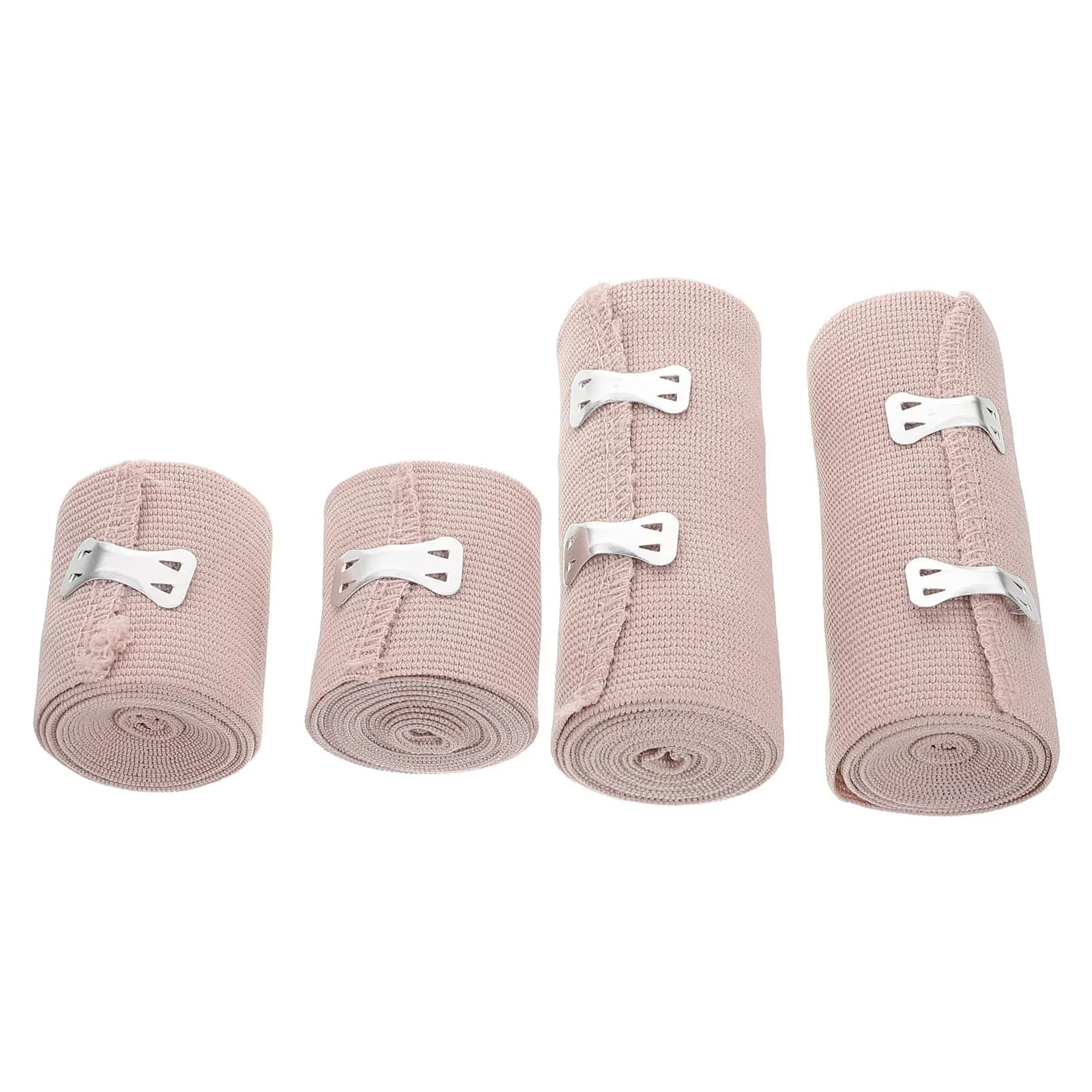 4 Pezzi Bende Adesive Elastiche Color Carne per Danza, Nastro Sportivo Rosa Traspirante per Supporto Caviglia, Polso e Mano