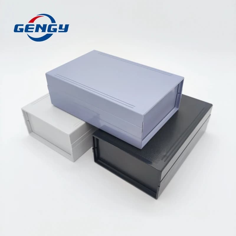 Custodia custodia scatola di plastica 150x100x50mm progetto di circuito stampato scatole di giunzione elettroniche fai da te con viti 1 pz