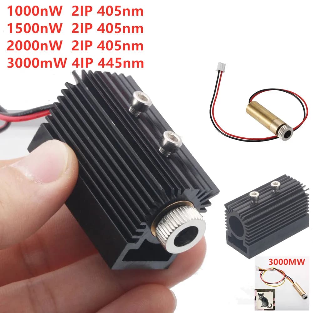NEJE 1000/1500/2000/3000MW Modulo tubo sterzo laser Accessorio Macchina per incisione laser Sostituisci le parti per NEJE DK-8-KZ / DK-BLEngrav