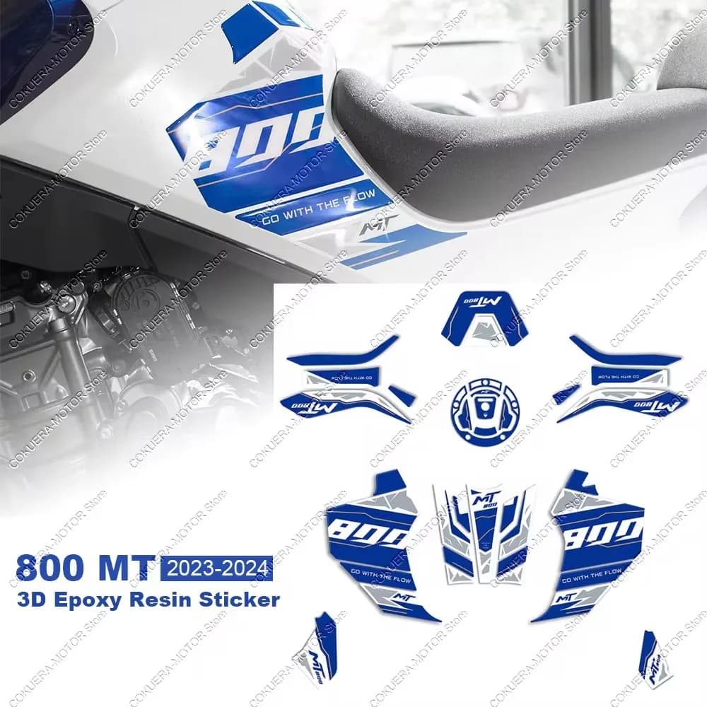 Per CF MOTO 800MT 800 MT Explore 2023-2024 Kit di protezione per adesivi in resina epossidica per MOTO 3D gel
