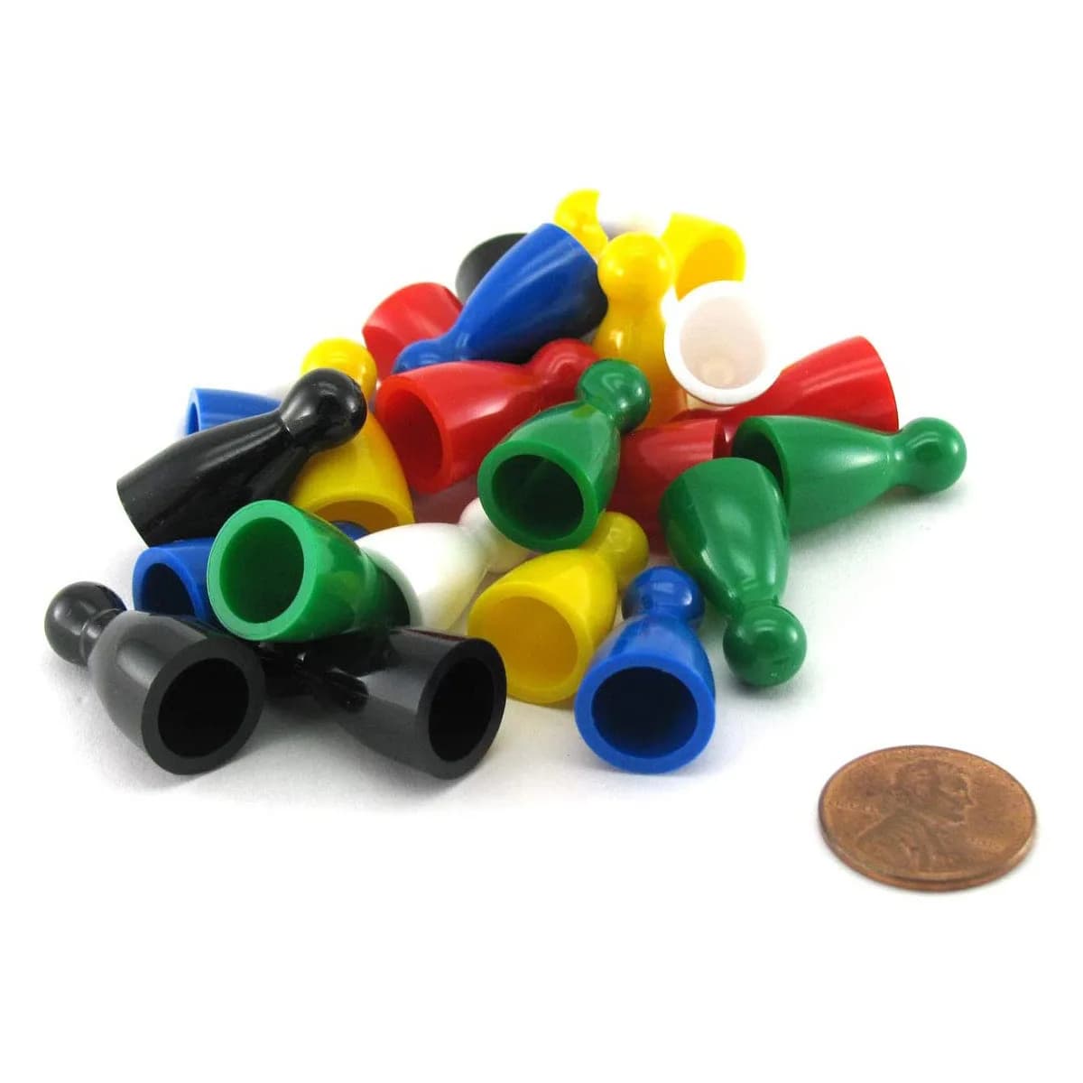 90 Pezzi 25*13mm Pezzi degli Scacchi Pawn in Plastica per Giochi da Tavolo Pacchetto Supplemento Scacchi, Pennarelli da Tavolo, Arti e Artigianato 6 Colori