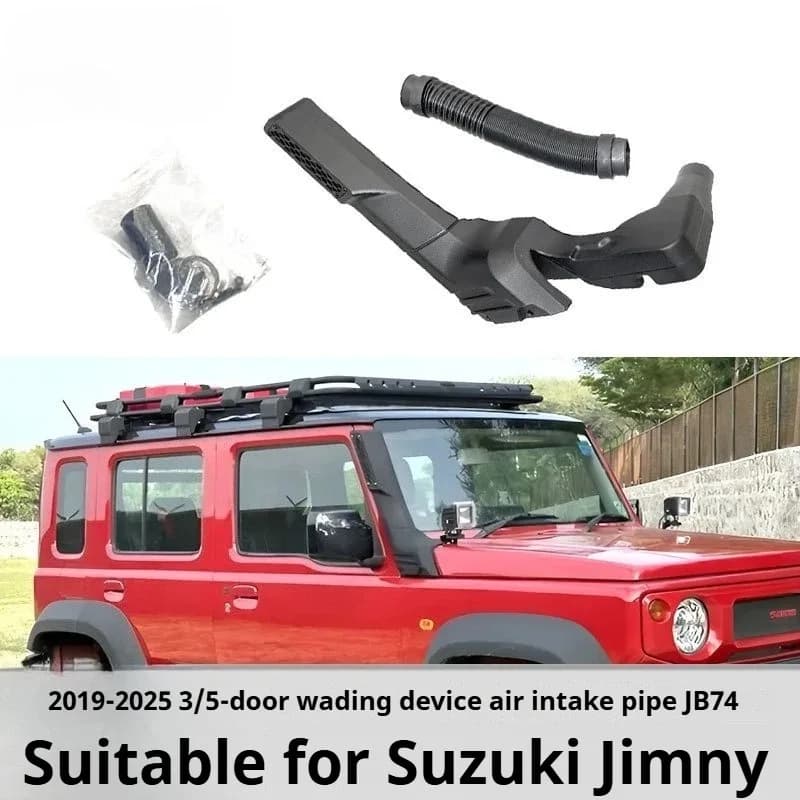 Off Road 4x4 Outdoor Car Accessories Air Suction snorkeling kit for 2019+ SUZUKI Jimny JB64 JB74 Car parts Wader Flexible breathing tube