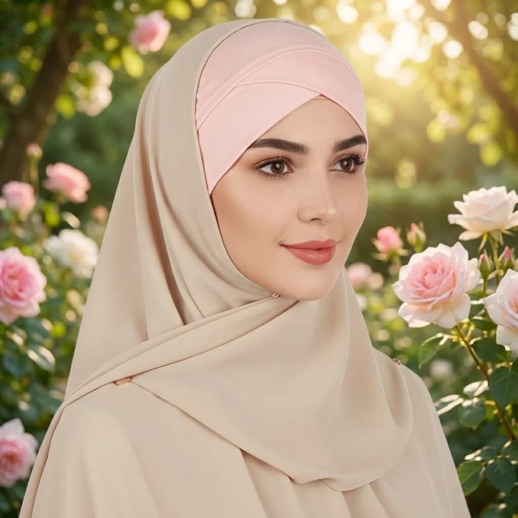 Nuovo Cappuccio Interno alla Moda in Jersey di Cotone, Comodo e Traspirante, Elastico, Sotto Hijab, per Donne