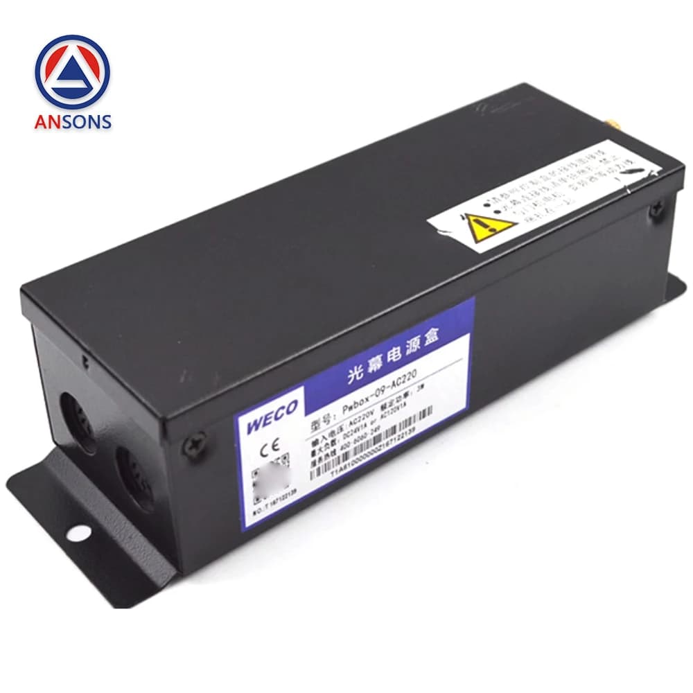 Pwbox-09-AC220 WECO Elevator Light Curtain Power Box 917 a61 957 interruttore della scatola di controllo del sensore della porta Ansons Elevator pezzi di ricambio