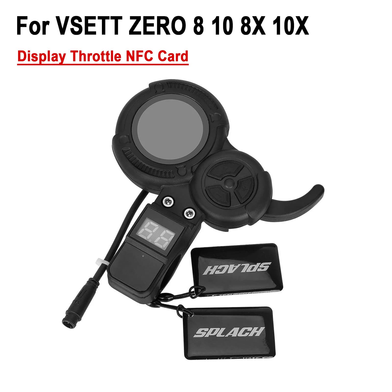 6Pin Scooter Elettrico Display Trigger LED Acceleratore Acceleratore e Scheda NFC per VSETT 8 8+ 9 9+ 10+ 11+ ZERO 8 9 10 8X 10X Z8PRO