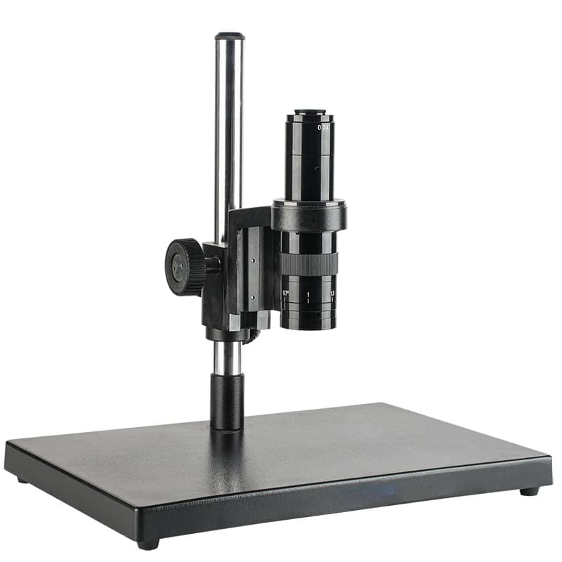 Microscopio elettronico 30X-200X con obiettivo zoom continuo HD, immagini nitide, supporto per piattaforma di grandi dimensioni