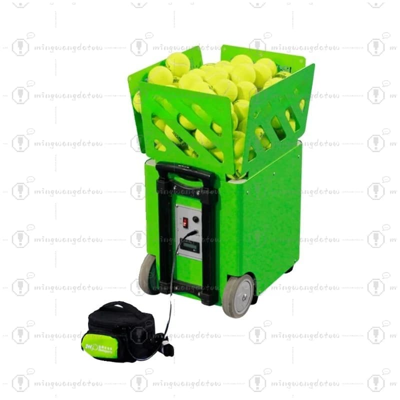 Macchina Lanciapalle da Tennis Portatile Professionale per Allenamento Dual Sport con Velocità e Frequenza Regolabili