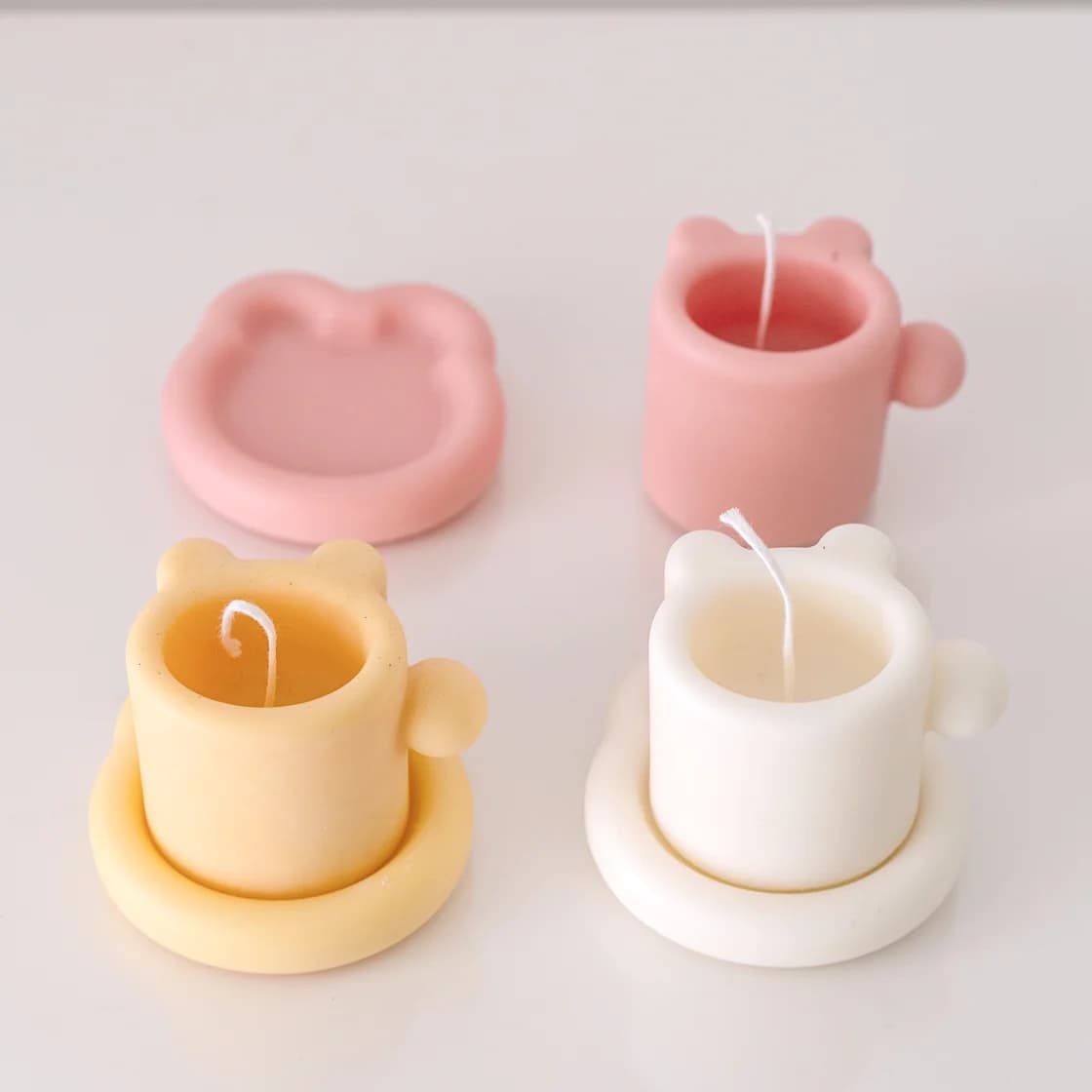 Stampo per tazza in vetro siliconico stampo per tazza di birra stampo per sapone fatto a mano stampi per candele stampo in Silicone stampi in resina argilla