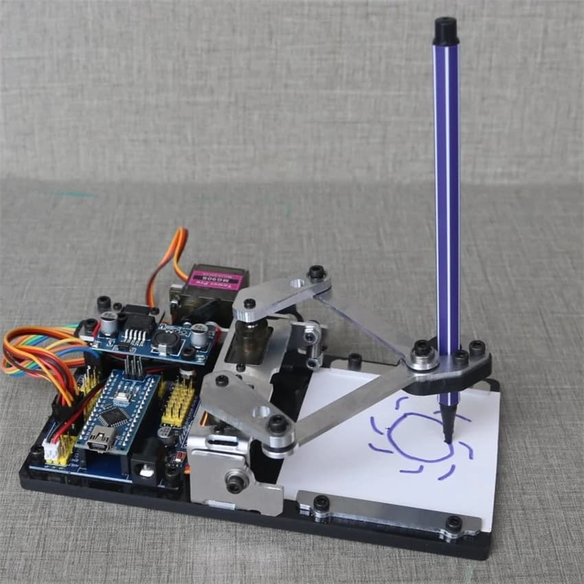 MG90S Manipolatore Tavoletta da disegno Bluetooth Braccio meccanico Tavolo da disegno Arduino Braccio robotico Tavolo da disegno Manipolatore Plotter