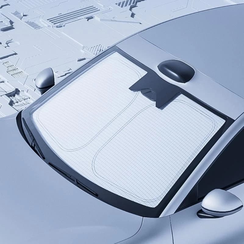 Tenda parasole per auto Protezione solare addensata per auto Copertura pieghevole Parabrezza anteriore X37F