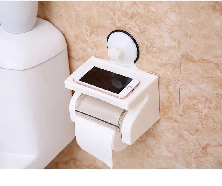 Porta carta igienica Supporto per dispenser di carta igienica a parete Cucina Portaoggetti per bagno per scatola di fazzoletti Porta telefono