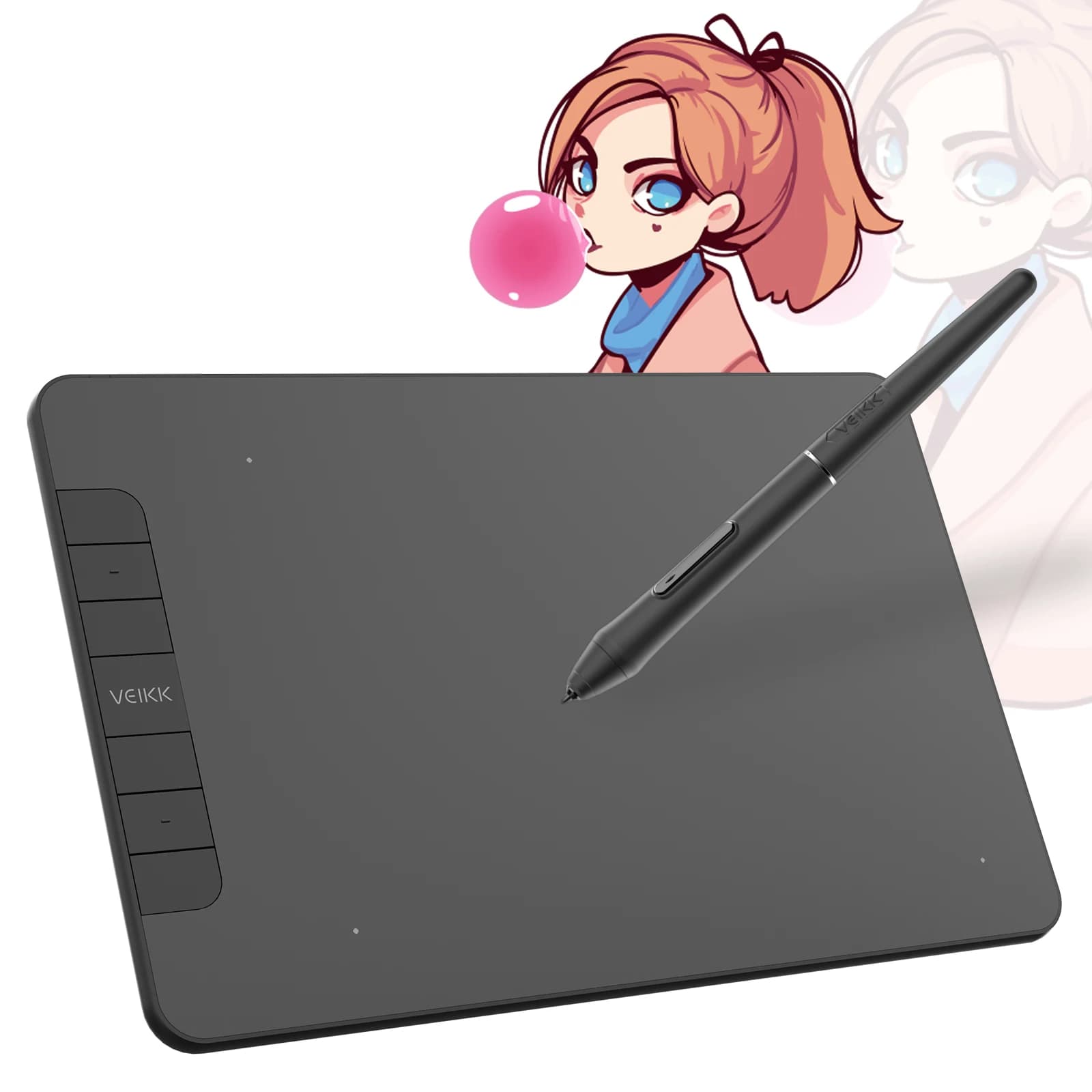 VEIKK VK640 6 x4 pollici tavoletta grafica per disegnare scrittura Osu gioco 8192 livello penna senza batteria Tablet digitale Windows Android Mac