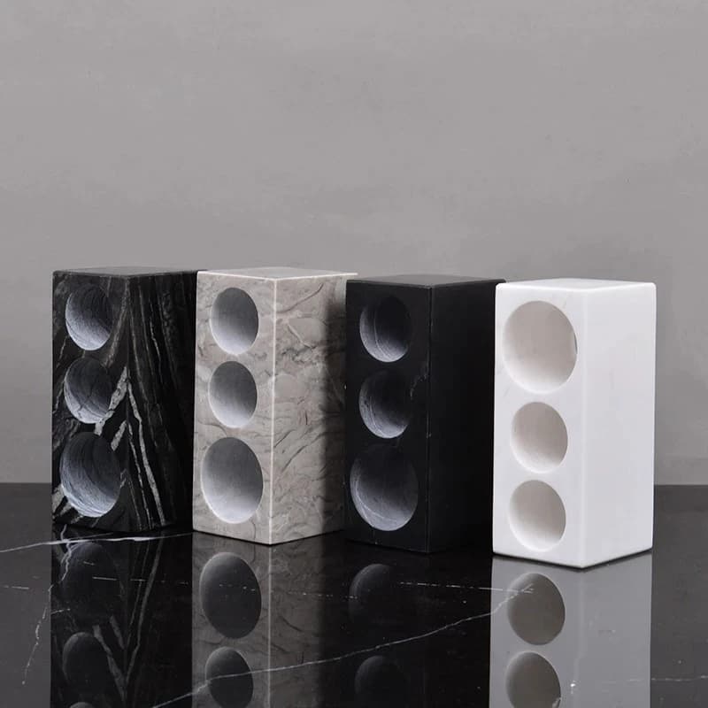Natural marble bathroom set Luxury electric toothbrush holder, toothbrush glass and toilet tray for support organizer