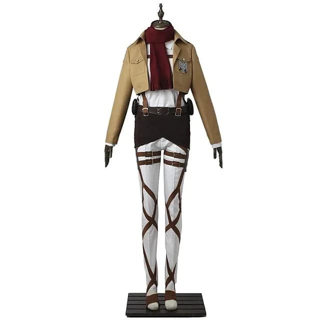 Attack On Titan Cosplay Costume, Ackerman Training Corps Training Uniform