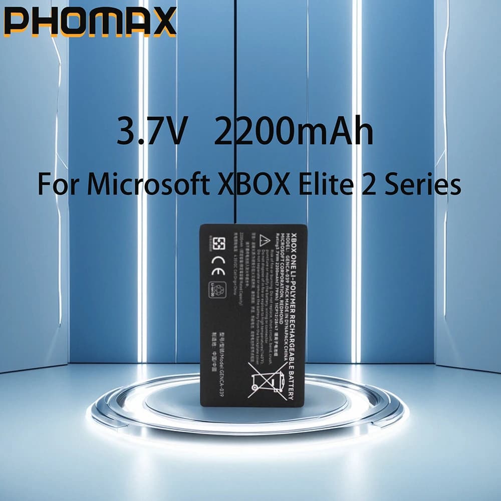 Batteria PHOMAX GENCA-039 GENCA 039 3.7V 2050mAh per Controller Microsoft XBOX Elite 2 Series 1797