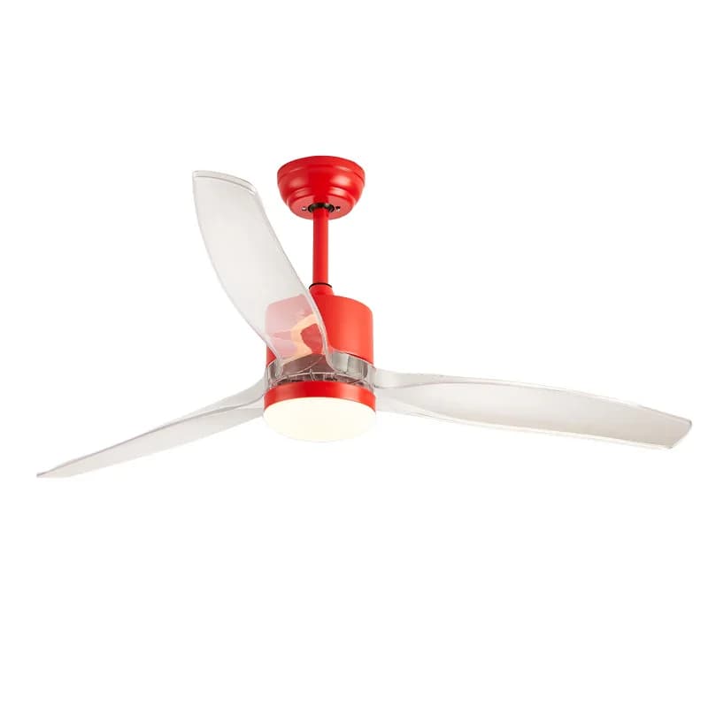 Ventilatore da Soffitto con Luce e Telecomando, Grande Flusso d'Aria per Soggiorno e Sala da Pranzo - Lampada Ventilatore a Frequenza Variabile