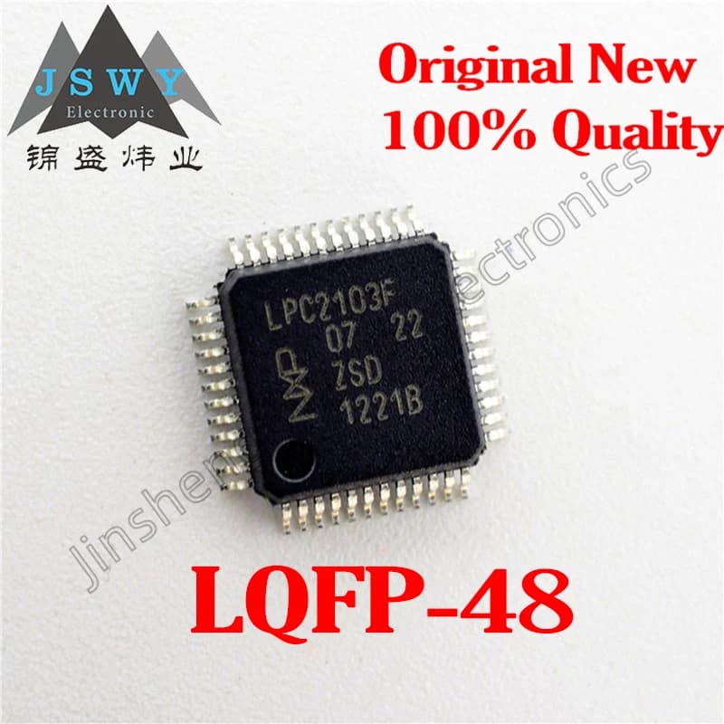 (1/5 pezzi) LPC2103FBD48 LPC2103 LQFP48 60 MHz 128 KB Flash 64 KB RAM Microcontrollore a 32 bit Stock originale