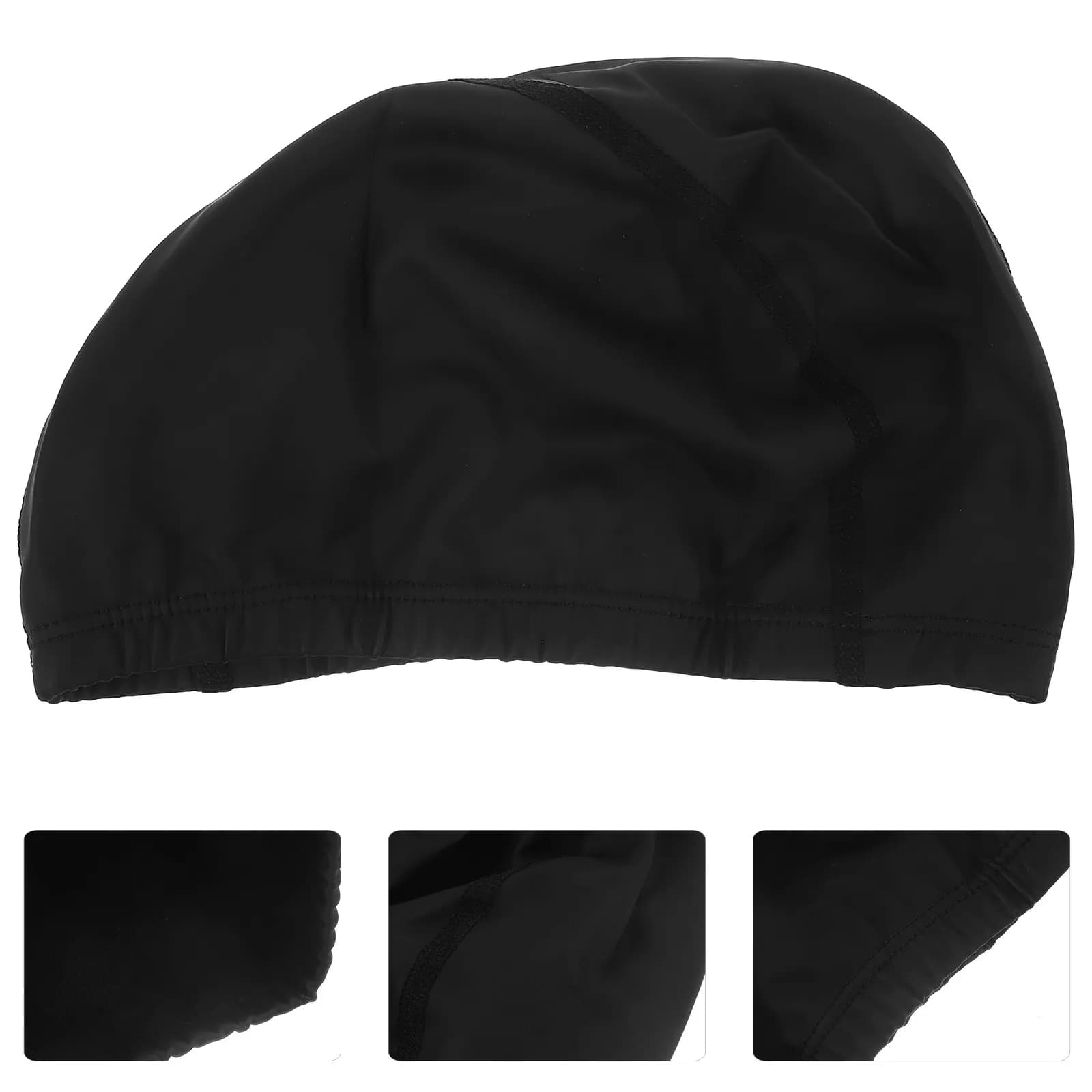 Cuffia da Nuoto in PU Impermeabile per Capelli Lunghi, per Adulti, Uomini e Donne, Cappello da Piscina