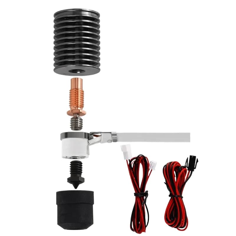 24V 60W V6 Hotend Kit Ceramic Heating Core Print Head Fit 0.1 0.2 2.4 MK3S Ender 3 V2 CR10 3D Printer Replacement Parts