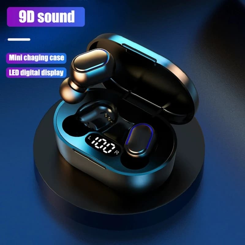 Auricolari Bluetooth E7S TWS Auricolare Bluetooth wireless Cuffie con cancellazione del rumore con microfono Cuffie per Xiaomi Samsung