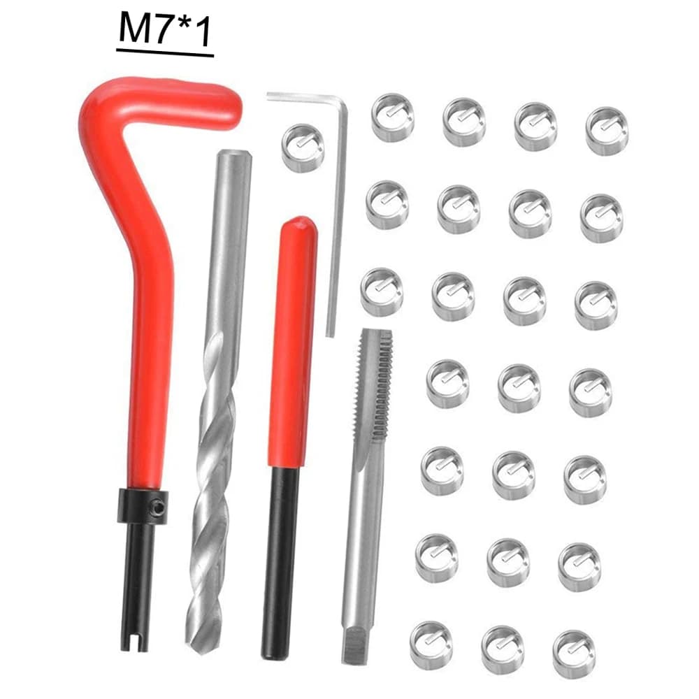 30 pieces kit repair inserts M3 M4 M7 M9 M11 Helicoil Car Pro reel tool bag for automatic stainless steel repair tool 304