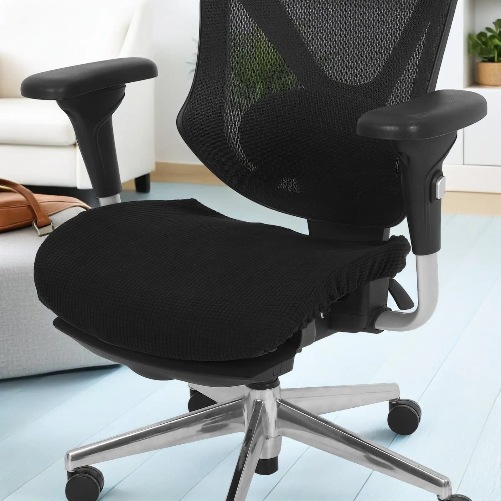 Coprisedile per Sedia da Ufficio, Elastico e Lavabile, Protezione per Sedia da Gaming e Scrivania, Cuscino Traspirante