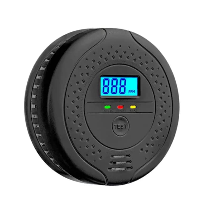 Rilevatore di Monossido di Carbonio Altamente Sensibile con Display LCD per Sistema di Allarme Domestico e Cucina - Collezione Curata