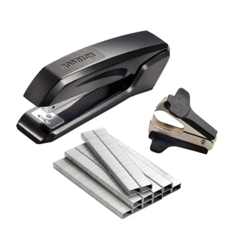 Office Ascend 3 in 1 Stapler Value Pack, 20 Sheet Capacity, Includes 5000 Staples, Integrated Remover and and Extra Staple Remo