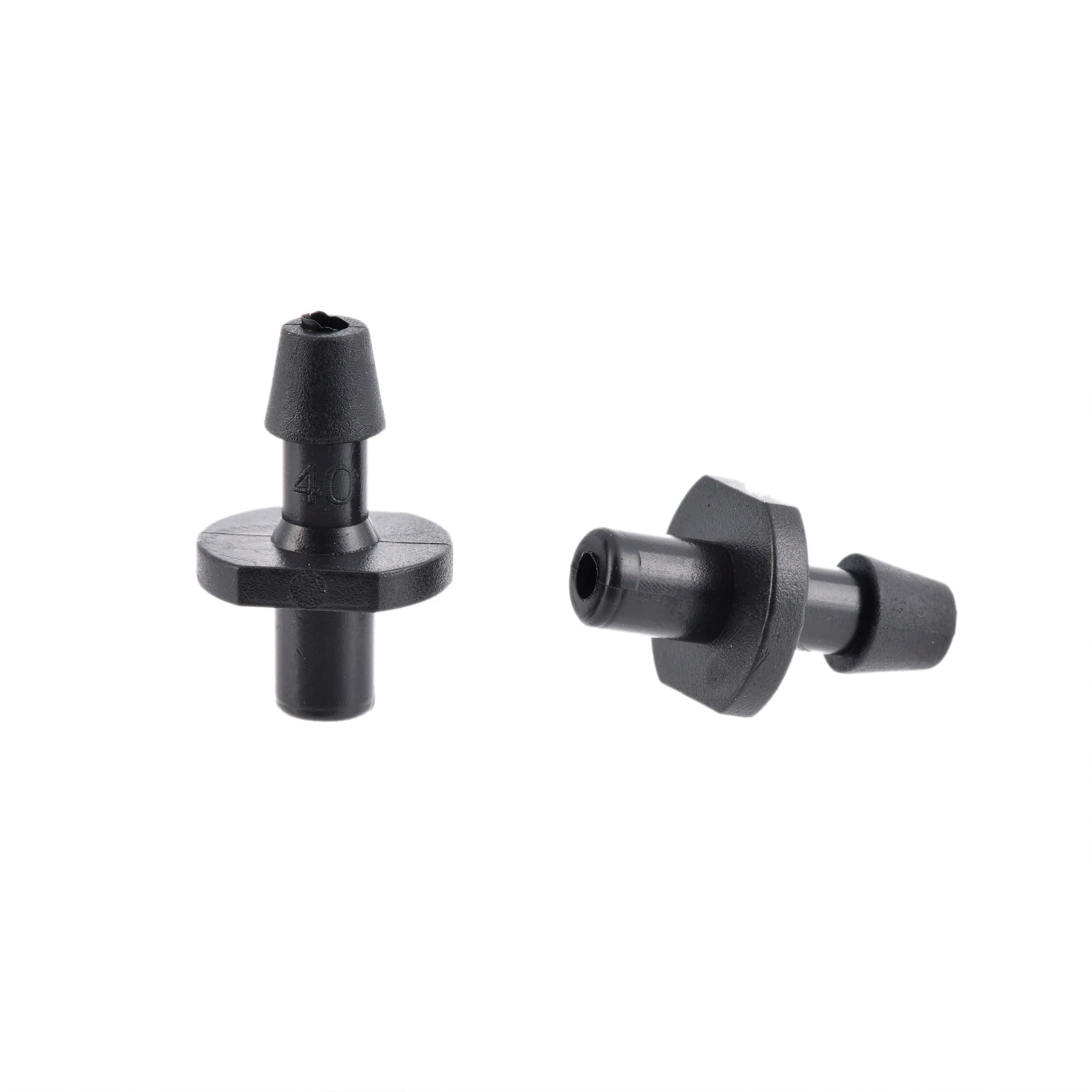 Tubo flessibile per irrigazione a goccia da giardino con connettore dritto a farpa singola da 3/5 mm Raccordi ad innesto rapido Giunto per acqua 40 pezzi