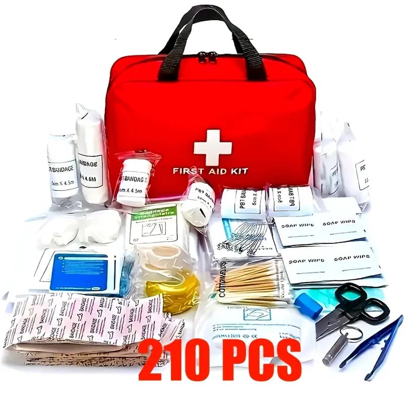 Kit di pronto soccorso, forniture di primo soccorso per emergenze e situazioni di sopravvivenza | Ideale per auto, camion