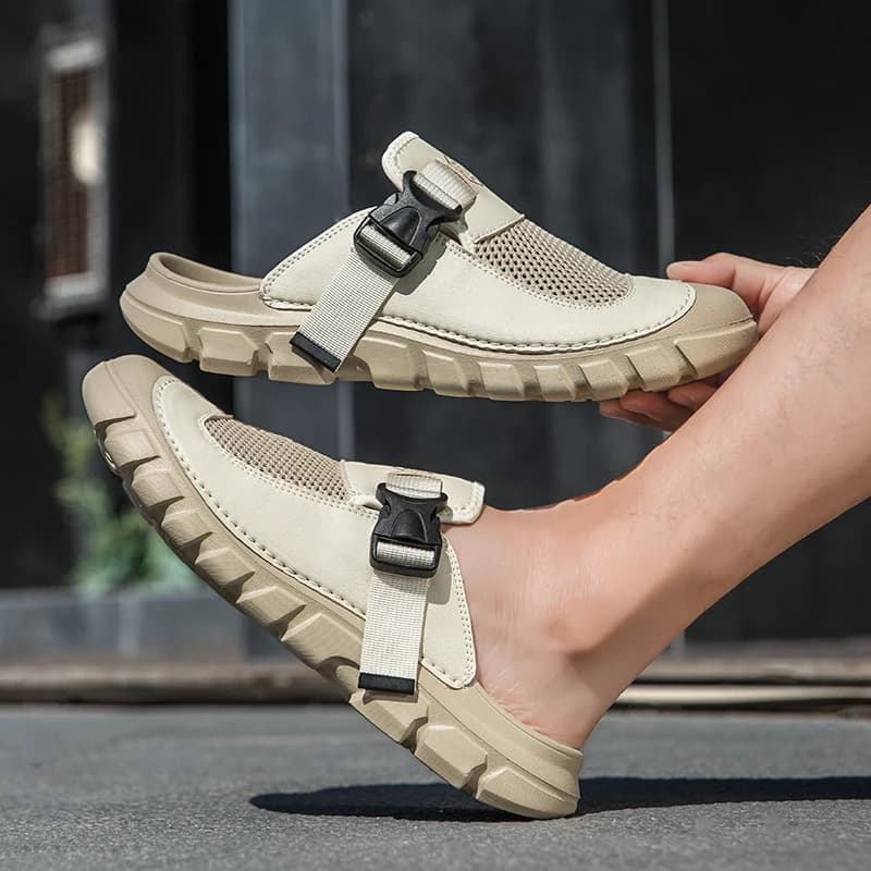 New Men's Summer Sandals, Men's Casual Antiskid sneakers, Breathable Beach Sandals Big Sizes, Roman Men's Handicraft Sandals