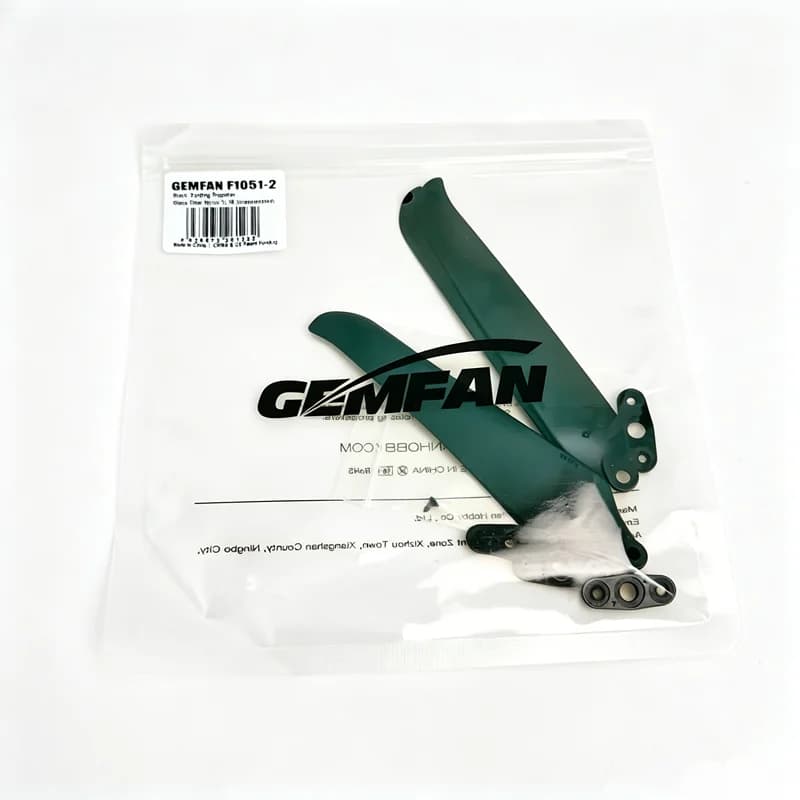 Elica Pieghevole Gemfan 1051F, 254mm, Opzioni 2/3 Pale, Set 1CW+1CCW per Droni ad Ala Fissa