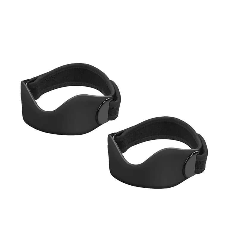 YANA50I Fascia di Supporto per Tendine Rotulee Regolabile Antiscivolo in Silicone, Confezione da 2, Supporto per Rotula per Uomini e Donne, Fascia per Ginocchio