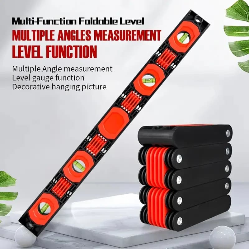 1pc Multi-Funzionale Pieghevole Misuratore di Livello Multi-Angolo Misurazione Tubi Costruzione Scale Angoli Pieghevoli Estendere Strumenti di Lavorazione Del Legno