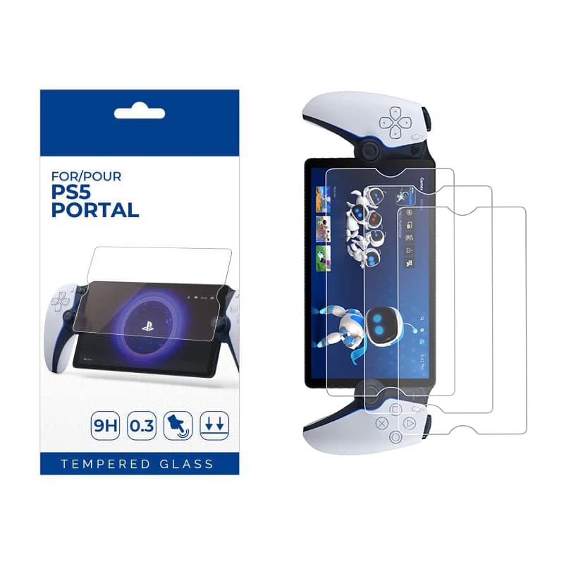 Pellicola protettiva per schermo protettiva in vetro temperato ad alta definizione per accessori per console di gioco Sony PS Portal da 8 pollici