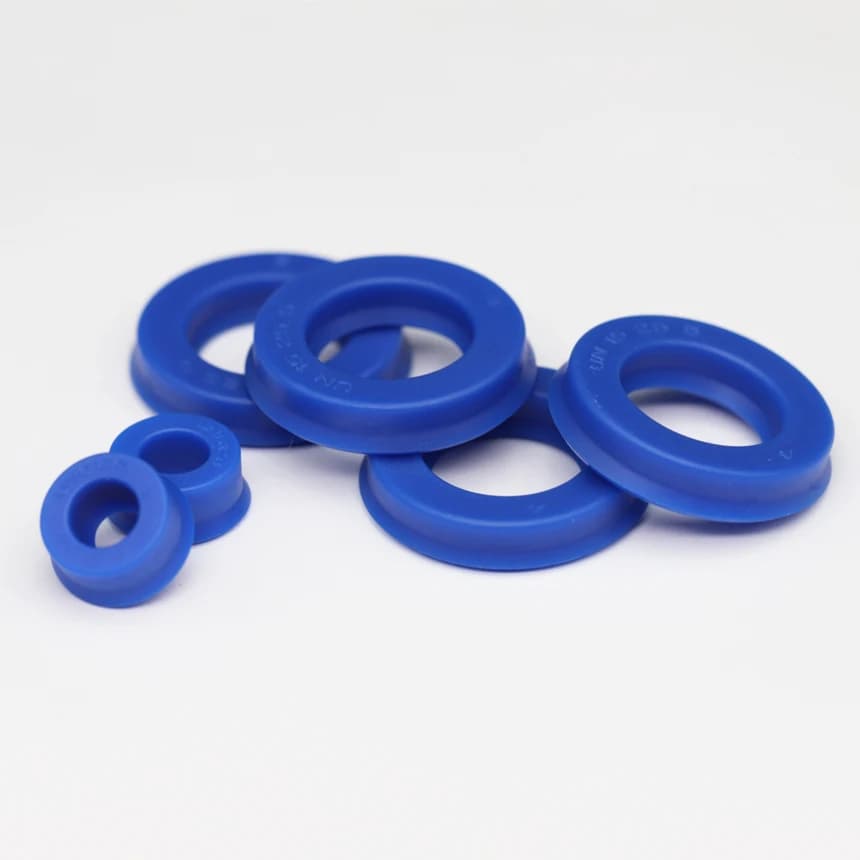 UN 15 16 17 18 19 20 MM ID Blue Polyurethane PU Hydraulic Radial Shaft Piston Rod U/Y Lip O Ring Gasket Oil Seal
