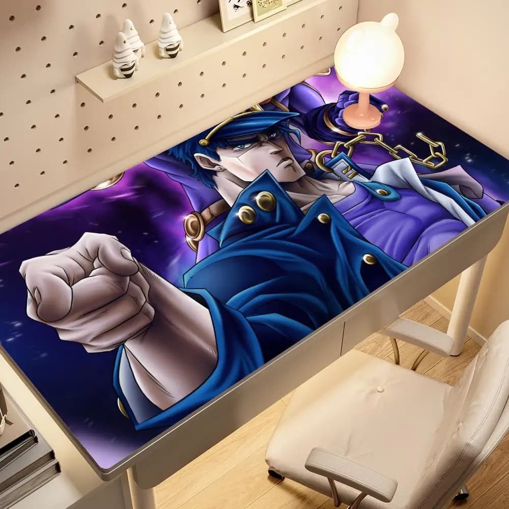 Jojo Bizarre Adventure Mouse Pad accessori da gioco Office Gamer Keyboard Desk Mat Laptop antiscivolo Large Rubber Anime Mousepad