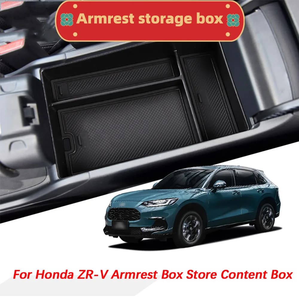 Auto Bracciolo Centrale Scatola di Immagazzinaggio Contenitore Vassoio di Supporto per Honda HRV HR-V ZRV Z-RV 2022-2024 Accessori Organizzatore