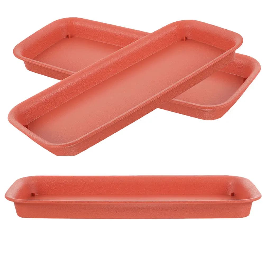 Set di 3 Sottovasi in Plastica ad Alta Durezza per Piante in Vaso, Base per Vaso di Fiori, Vassoio Raccoglitore d'Acqua per Giardinaggio Interno