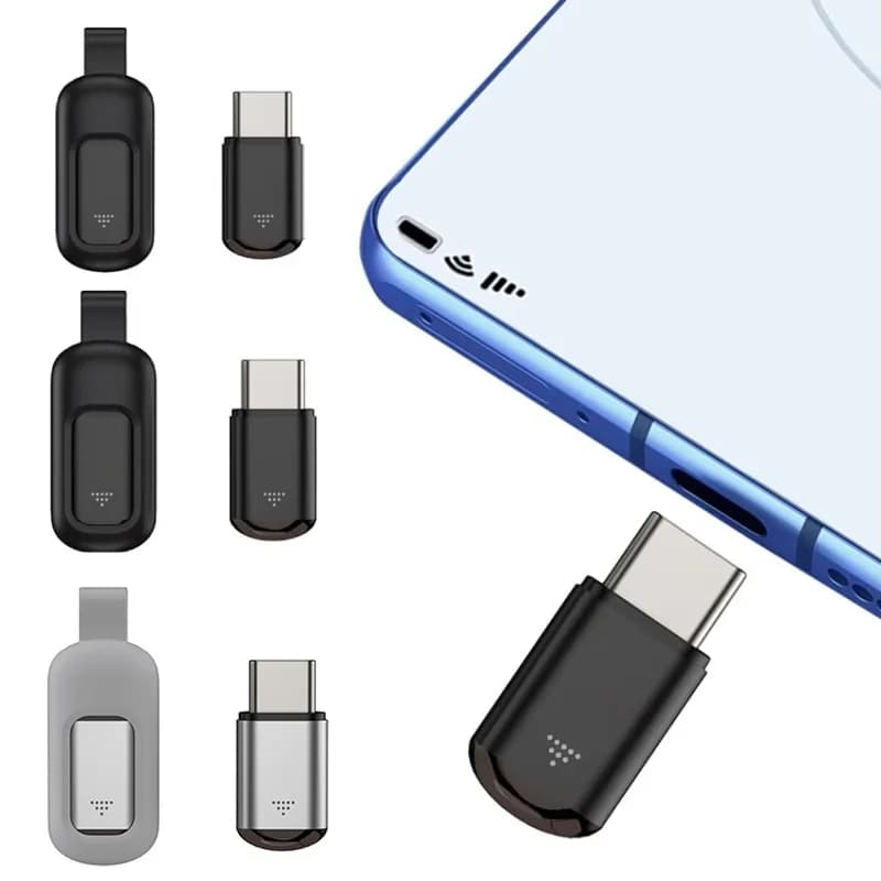 Adattatore Mini Telecomando IR Intelligente USB Type-C con Trasmettitore a Infrarossi per App Telefono, Compatibile con iPhone, Smartphone, TV Box, Condizionatore e Ventilatore