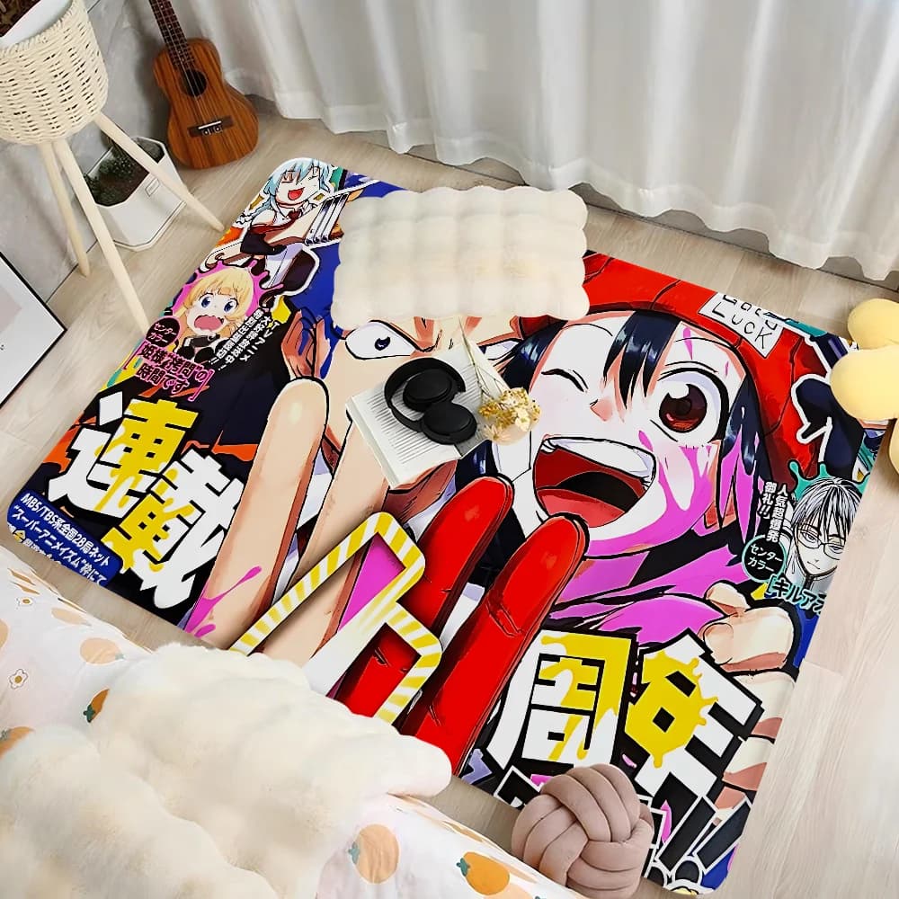Tappetini per camera anime Undead Unluck antiscivolo Assorbe acqua Cuscino a striscia lunga Tappetino per camera da letto Zerbino di benvenuto