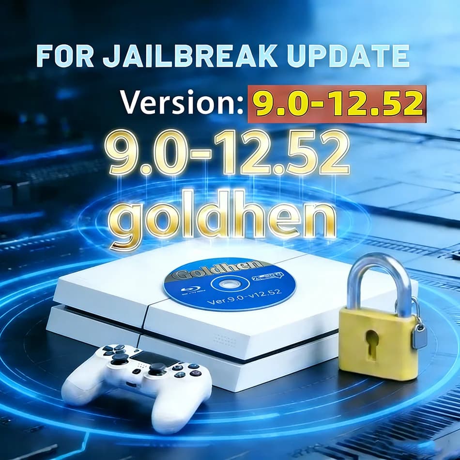 2026 Nuovo Ultimate PS4 Jailbreak Gold Disc Bootable Espulsione Carico utile per Firmware 9.0-12.52 Giochi Homebrew & Backup Disco di backup 13.0